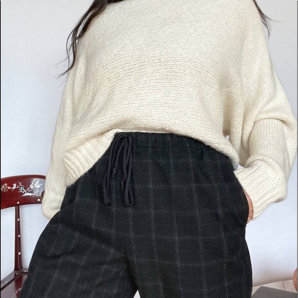 Black checkered babaton pants - Picture 3 of 3